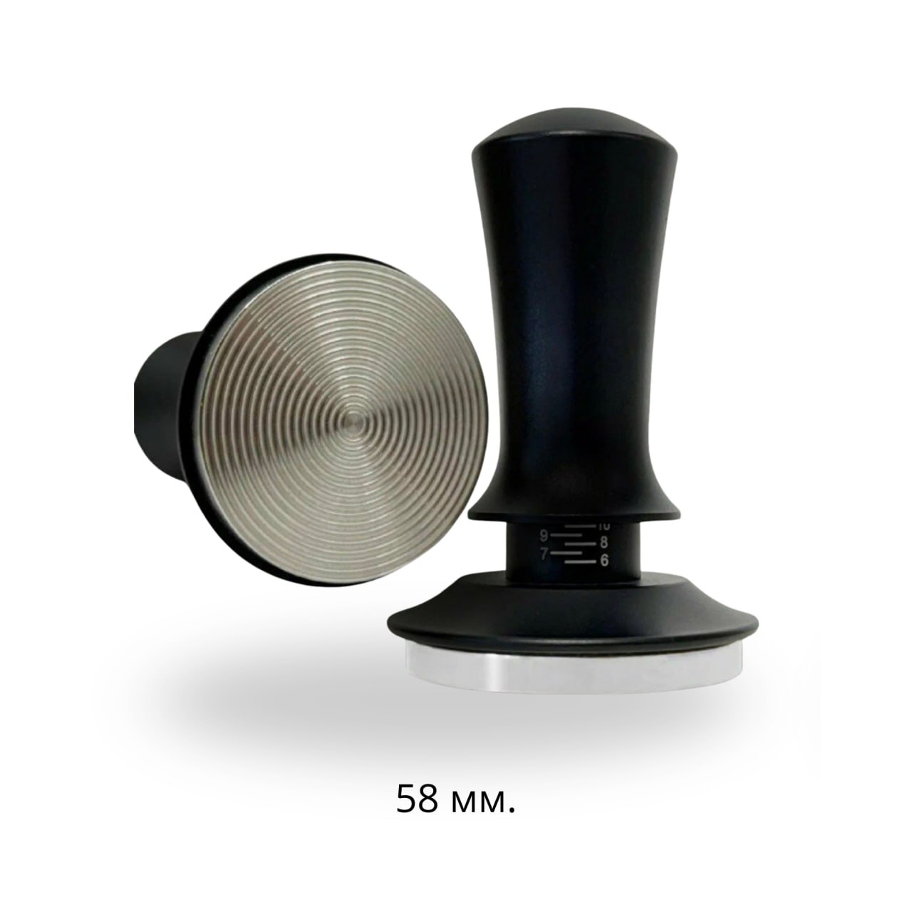 Черный Пуш-темпер 58 мм.